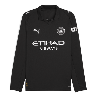Manchester City Langarm Trikot Auswärts 2025/26