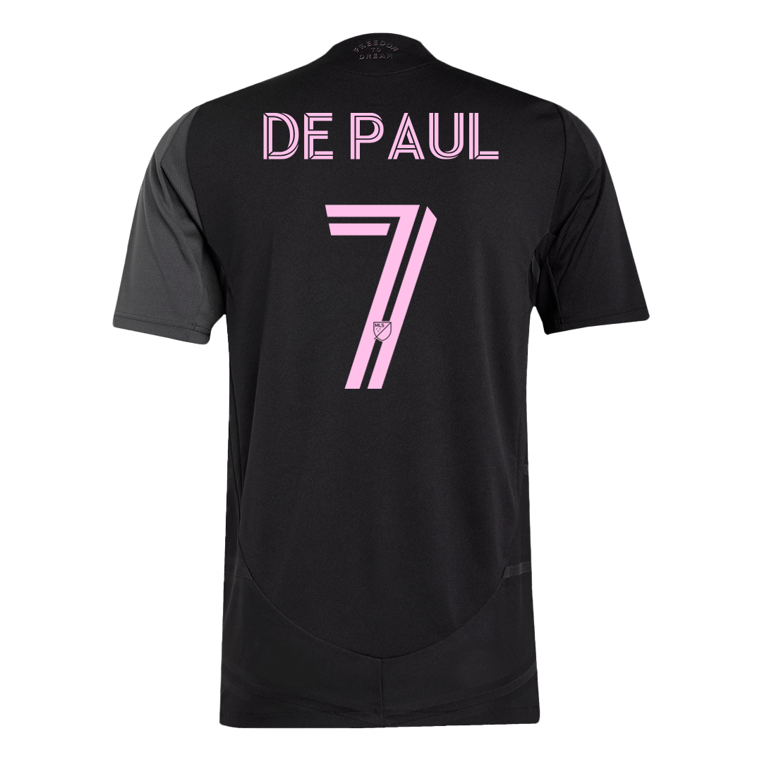 Inter Miami CF Player Version Trikot Auswärts 2025 DE PAUL #7 Slim Fit