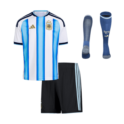 Argentina World Cup Kinder Trikot Komplett-Set Heim 2026