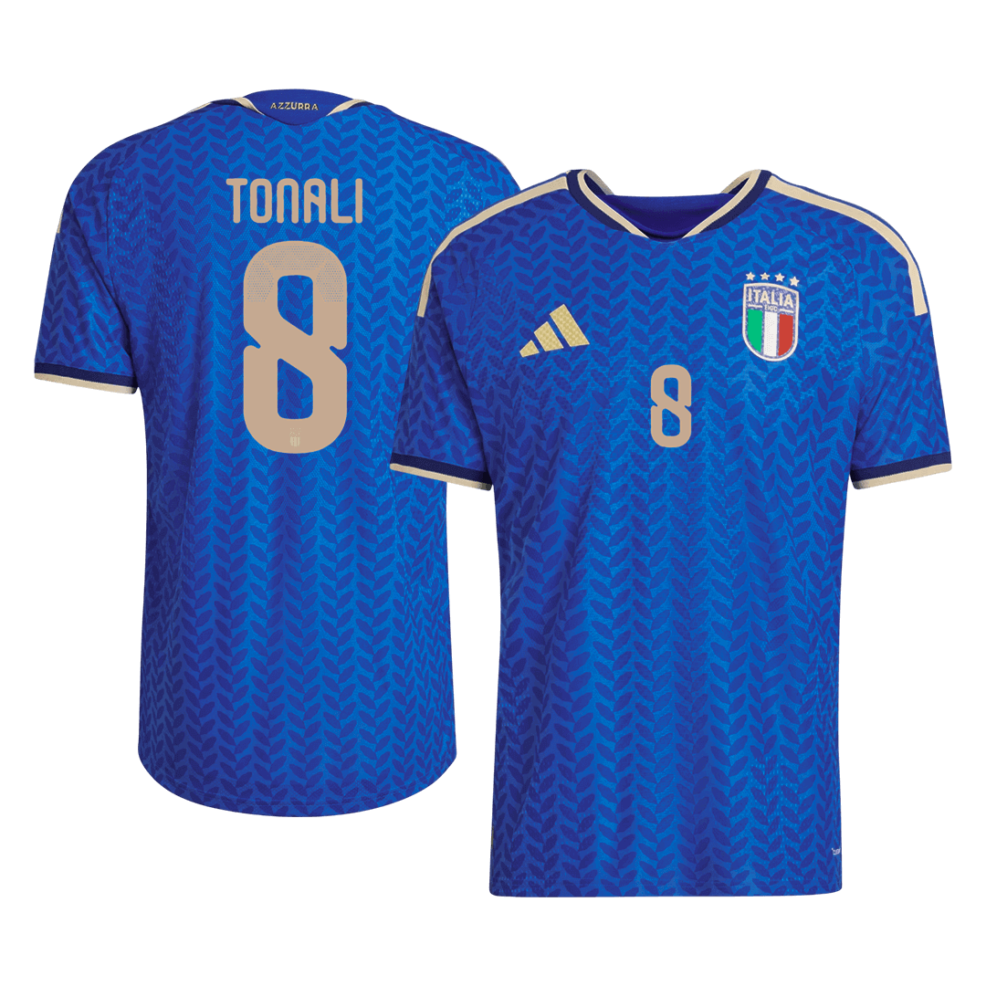 Italy World Cup Player Version Trikot Heim 2026 TONALI #8 Slim Fit