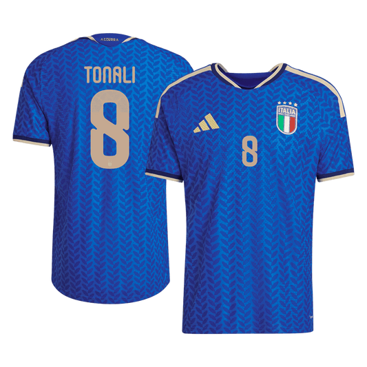 Italy World Cup Player Version Trikot Heim 2026 TONALI #8 Slim Fit