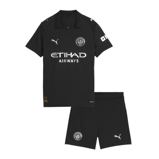 Manchester City Kinder Trikot Set Auswärts 2025/26
