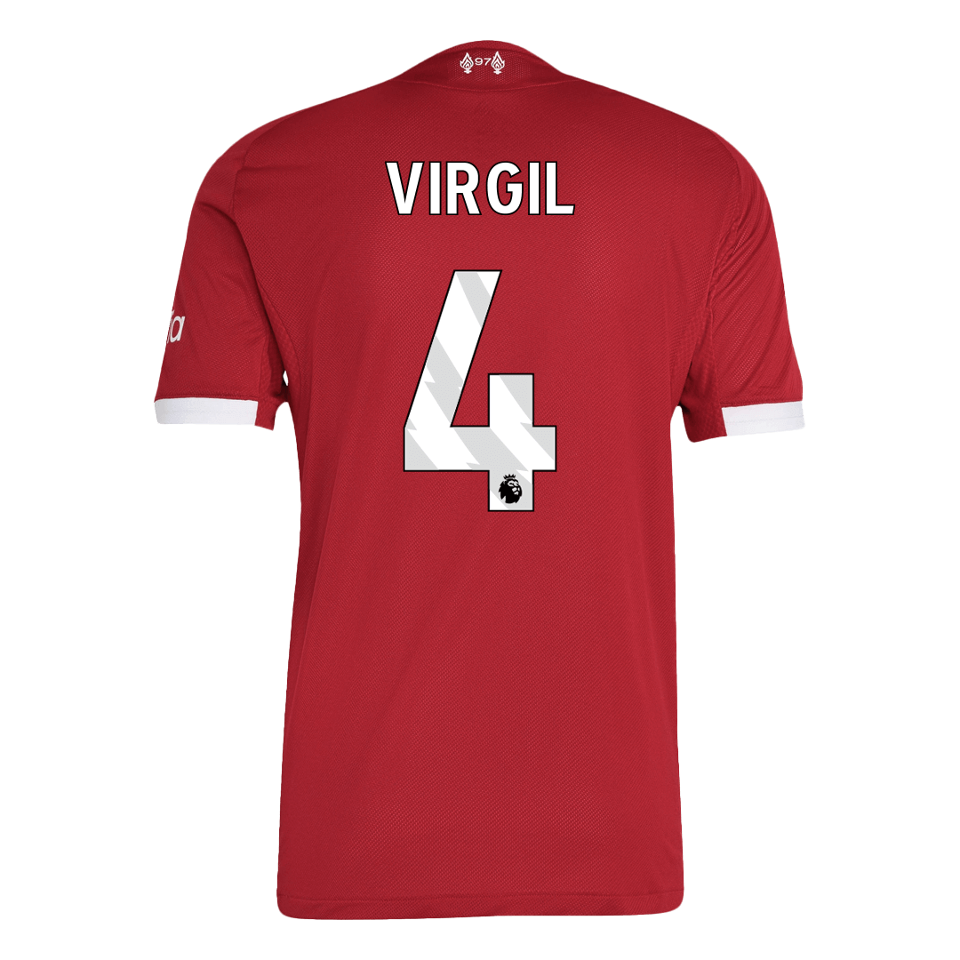 Liverpool Player Version Trikot Heim 2025/26 VIRGIL #4 Slim Fit