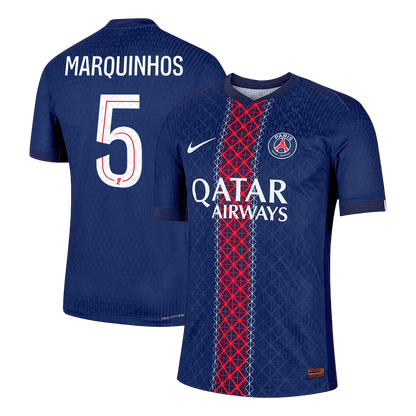 PSG Player Version Trikot Heim 2025/26 MARQUINHOS #5 Slim Fit