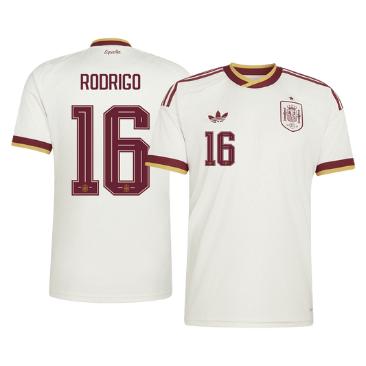Spagna Maglia Mondiale Trasferta 2026 RODRIGO #16