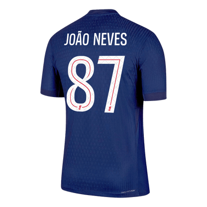 PSG Player Version Trikot Heim 2025/26 JOÃO NEVES #87 Slim Fit