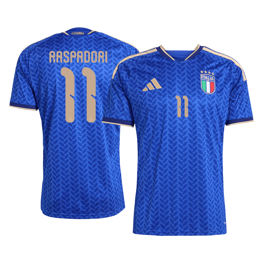 Italy World Cup Trikot Heim 2026 RASPADORI #11