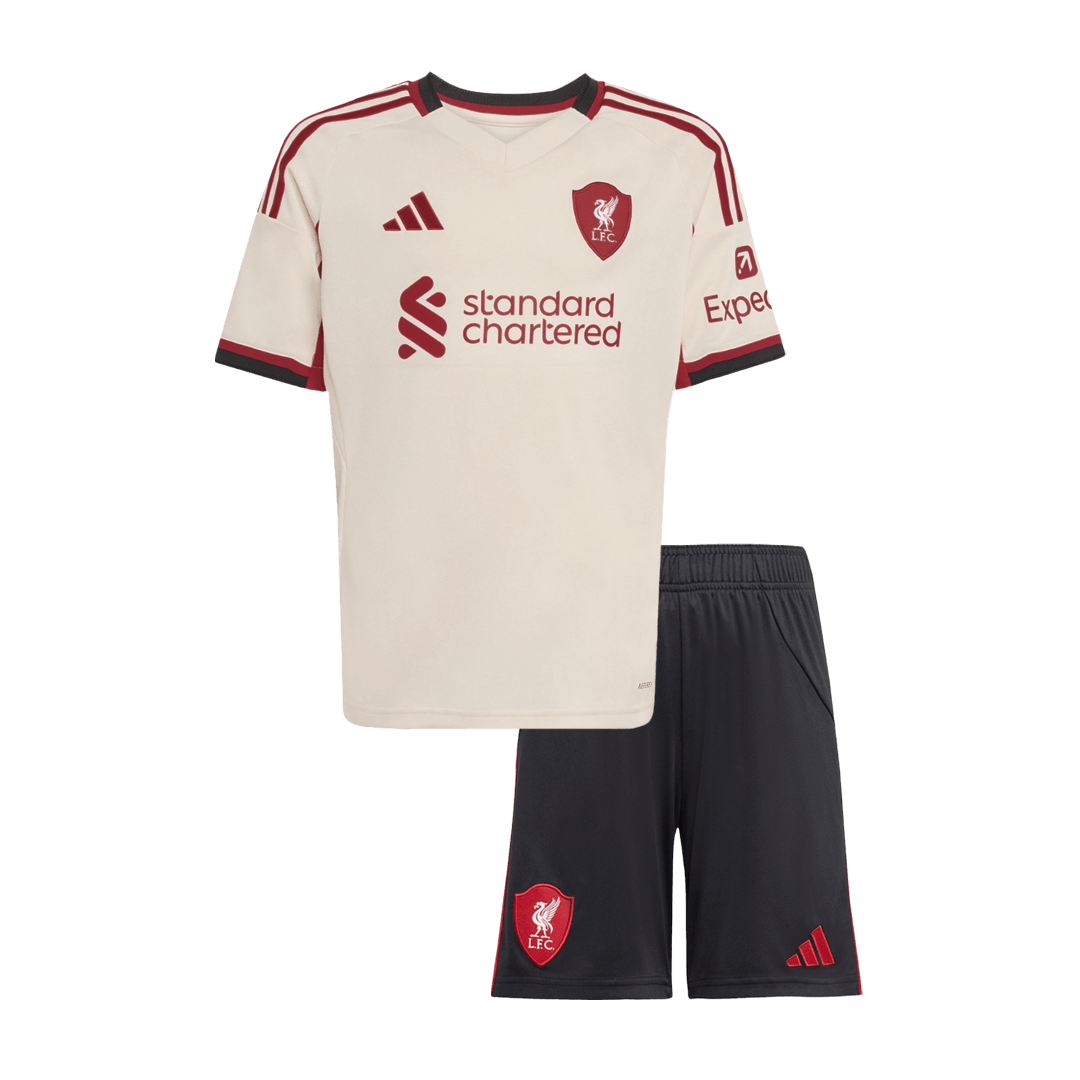 Liverpool Kinder Trikot Set Auswärts 2025/26