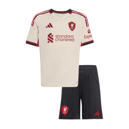 Liverpool Kinder Trikot Set Auswärts 2025/26