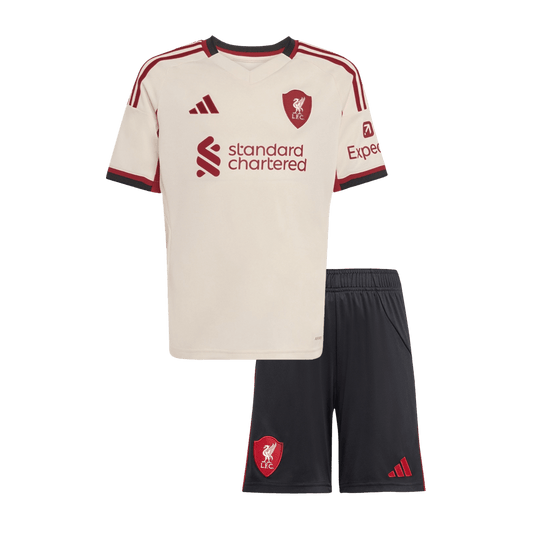 Liverpool Kinder Trikot Set Auswärts 2025/26