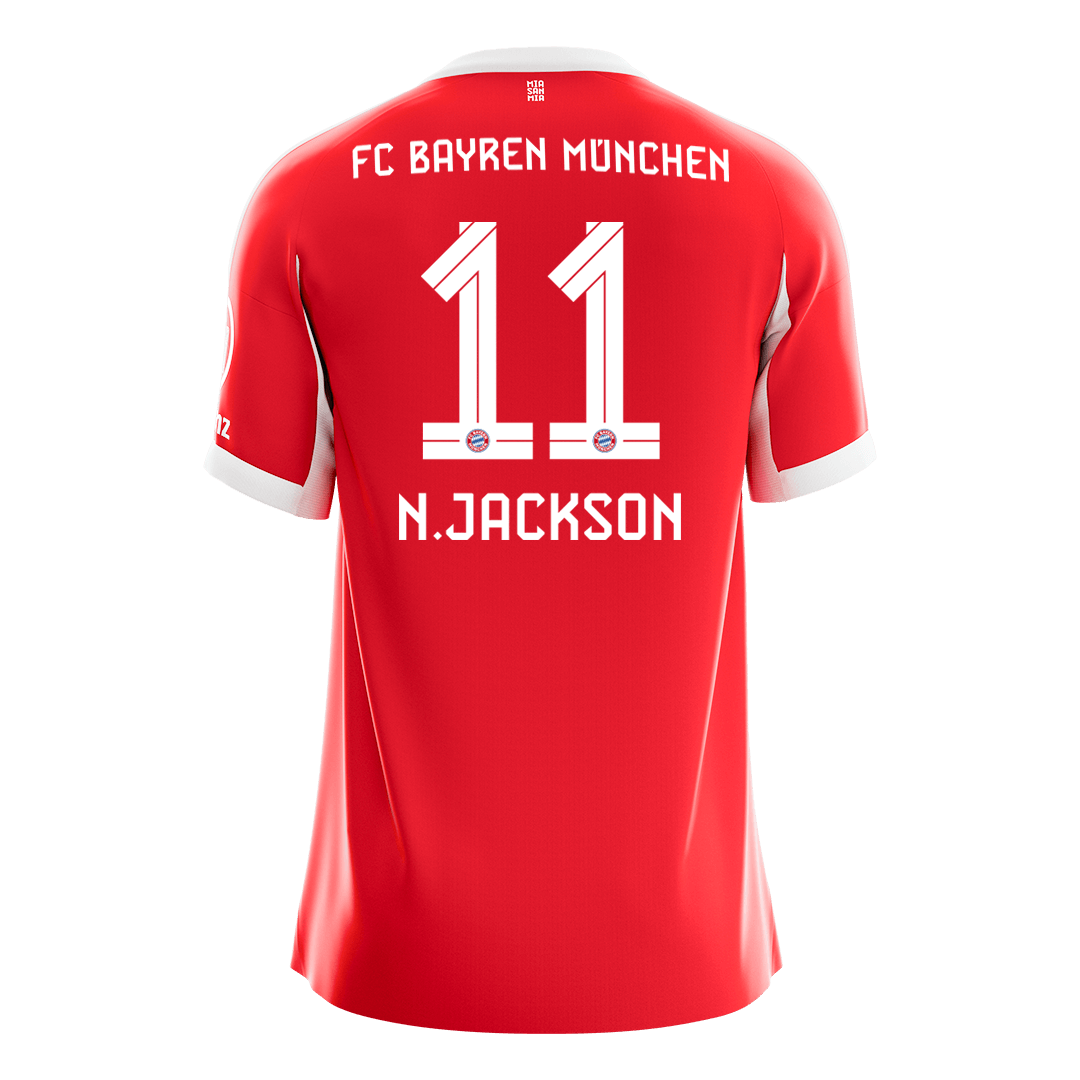 Bayern Munich Trikot Heim 2025/26 N.JACKSON #11 [PREMIUM]