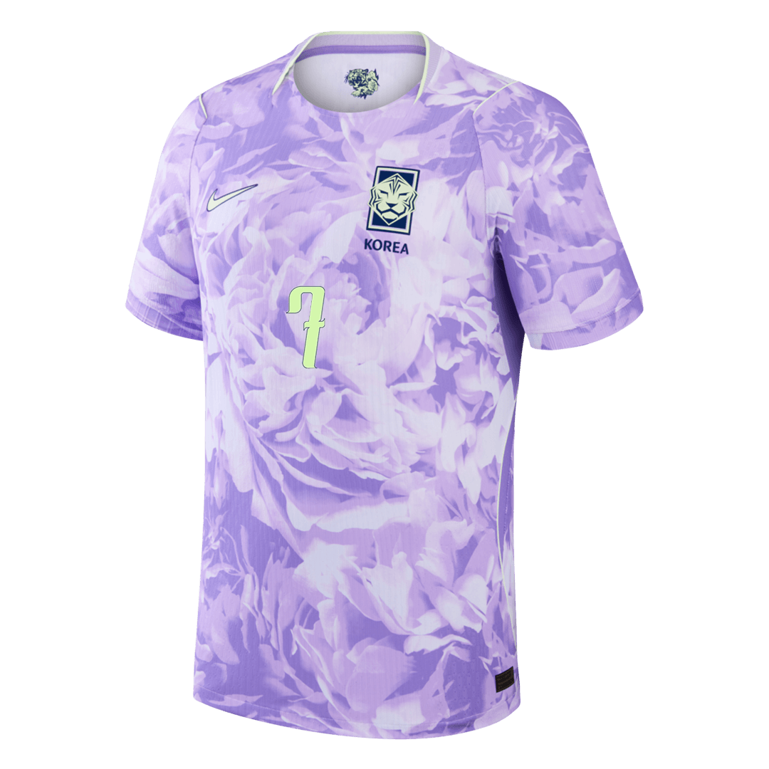 South Korea World Cup Player Version Trikot Auswärts 2026 HEUNGMIN #7 Slim Fit