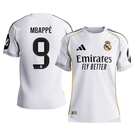 Los Blancos Player Version Trikot Heim 2025/26 MBAPPÉ #9 Slim Fit [PREMIUM]