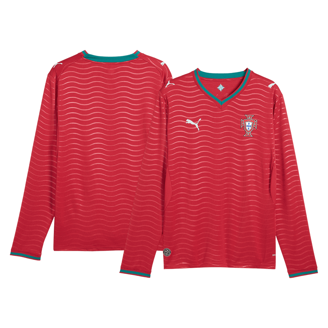 Portugal World Cup Langarm Trikot Heim 2026