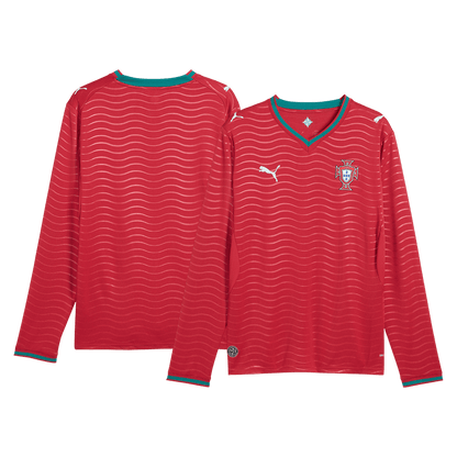 Portugal World Cup Langarm Trikot Heim 2026