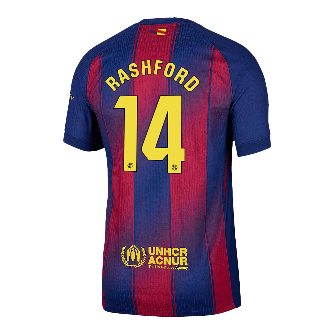 Barcelona Player Version Trikot Heim 2025/26 RASHFORD #14 Slim Fit