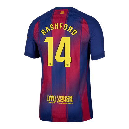 Barcelona Player Version Trikot Heim 2025/26 RASHFORD #14 Slim Fit