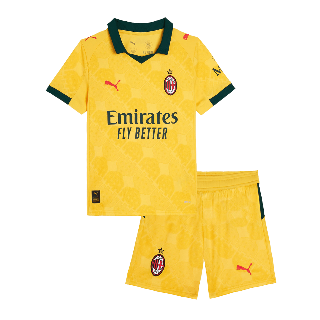 AC Milan Kinder Trikot Set Drittes Auswärts 2025/26