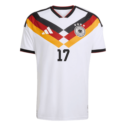 Germany World Cup Player Version Trikot Heim 2026 WIRTZ #17 Slim Fit