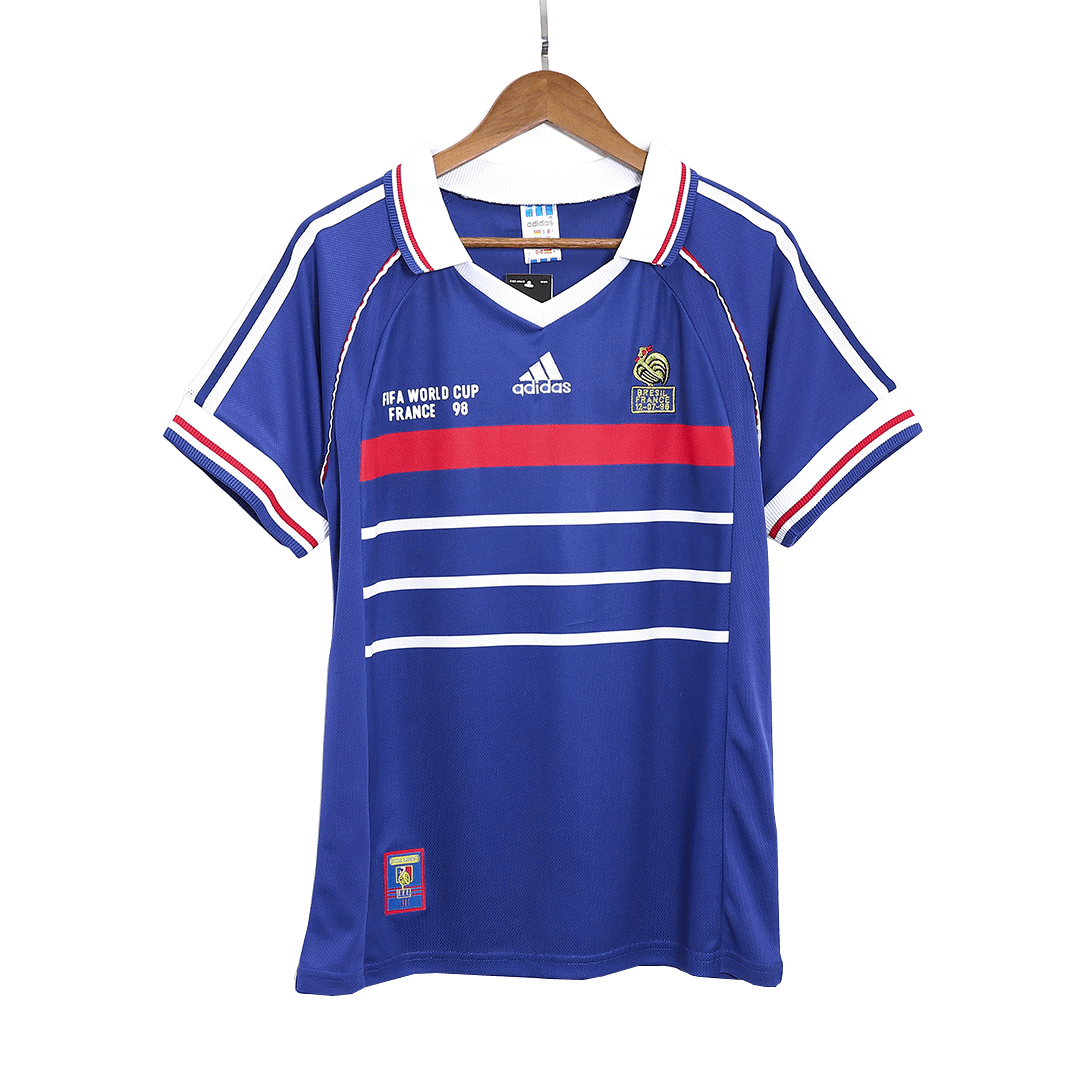 France World Cup Retro Trikot Heim 1998