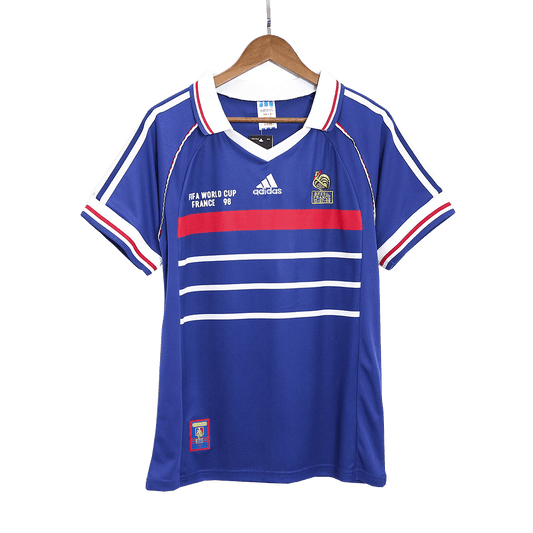 France World Cup Retro Trikot Heim 1998