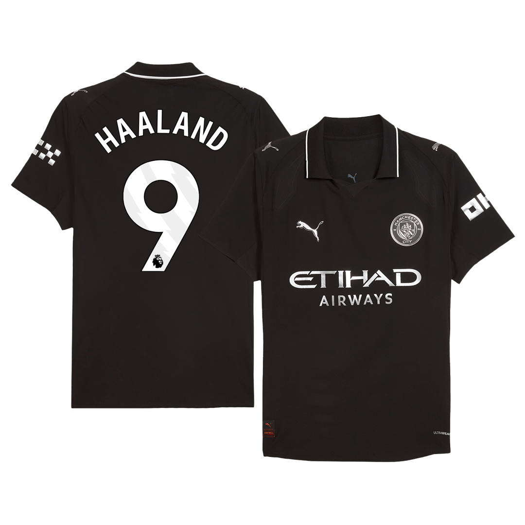 Manchester City Player Version Trikot Auswärts 2025/26 HAALAND #9 Slim Fit