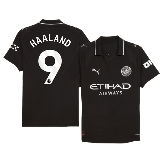 Manchester City Player Version Trikot Auswärts 2025/26 HAALAND #9 Slim Fit