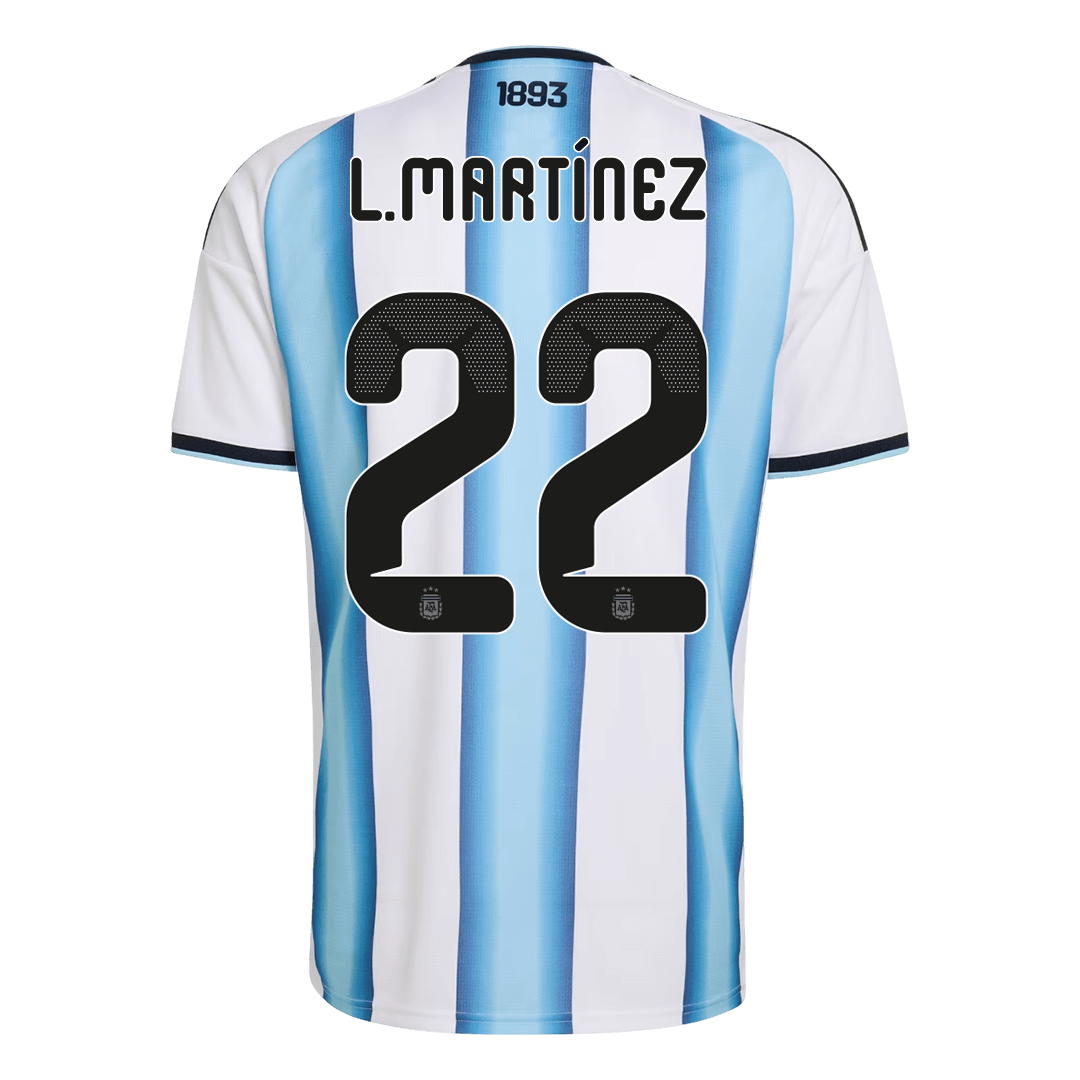 Argentina World Cup Trikot Heim 2026 L.MARTÍNEZ #22