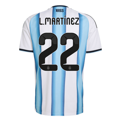 Argentina World Cup Trikot Heim 2026 L.MARTÍNEZ #22