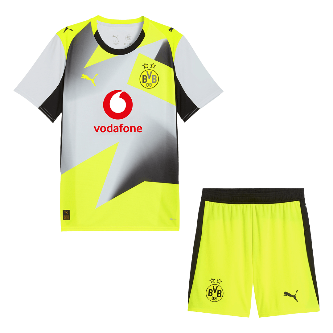 Borussia Dortmund Trikot Set Auswärts 2025/26