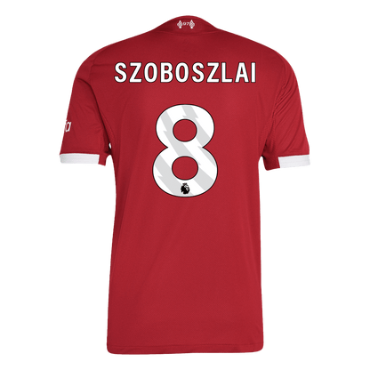 Liverpool Player Version Trikot Heim 2025/26 SZOBOSZLAI #8 Slim Fit