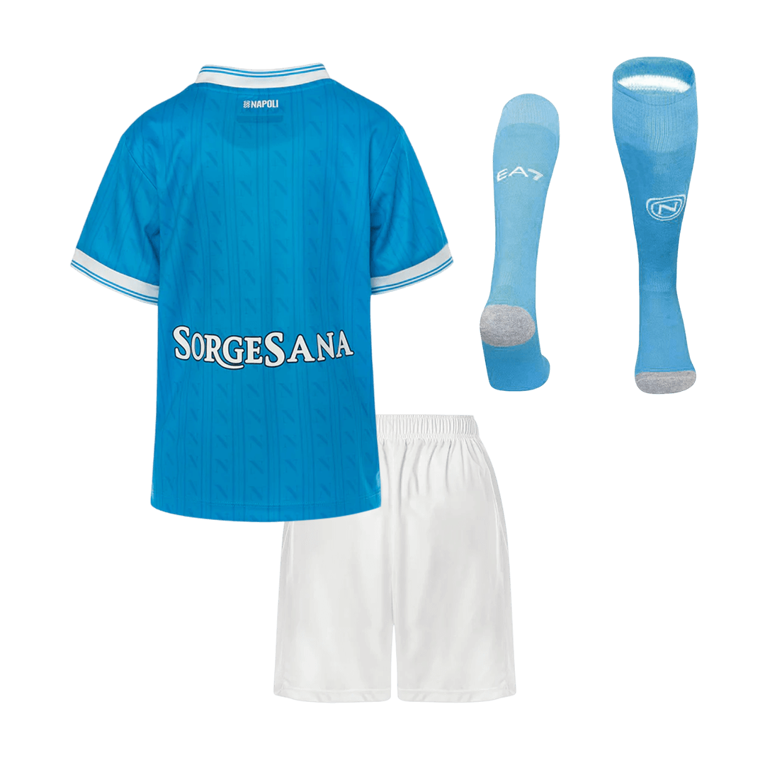 Napoli Kinder Trikot Komplett-Set Heim 2025/26