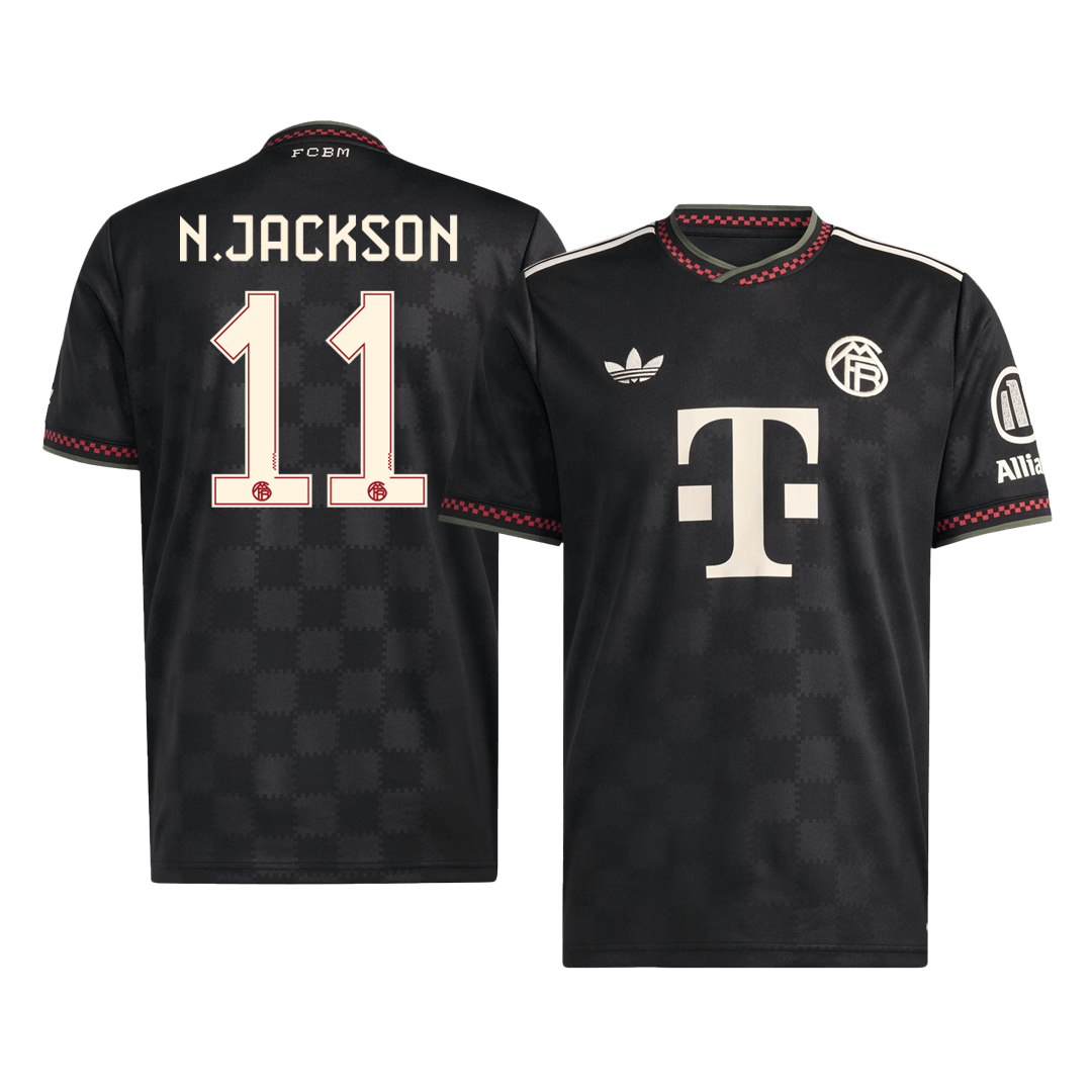 Bayern Munich Trikot Drittes Auswärts 2025/26 N.JACKSON #11