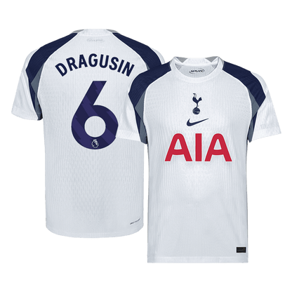 Tottenham Hotspur Player Version Trikot Heim 2025/26 DRAGUSIN #6 Slim Fit