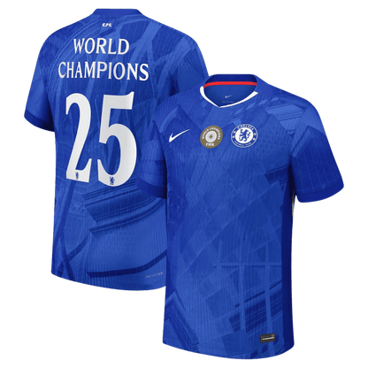Chelsea Player Version Trikot Heim 2025/26 WORLD CHAMPIONS #25 Slim Fit