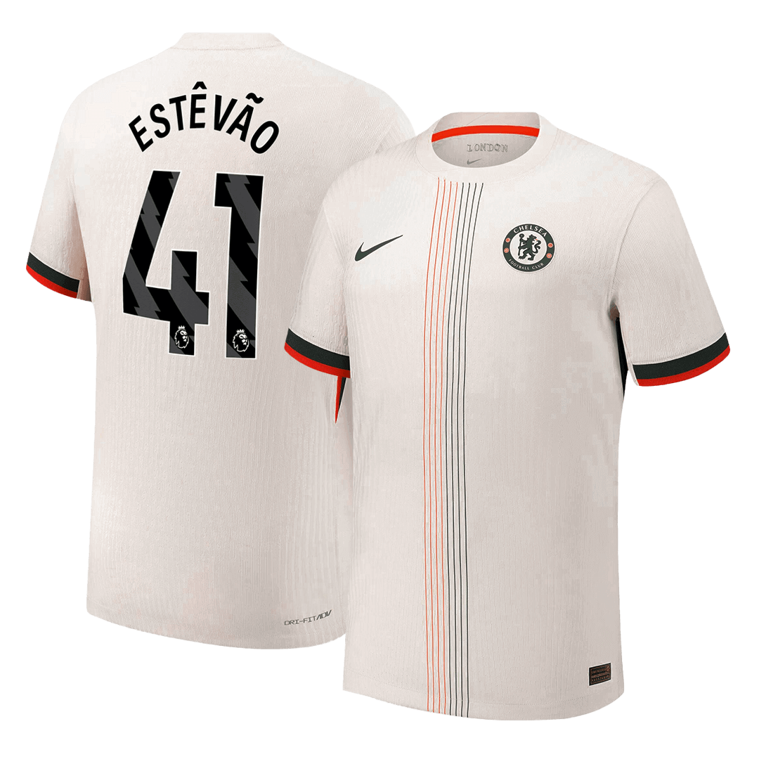 Chelsea Player Version Trikot Auswärts 2025/26 ESTÊVÃO #41 Slim Fit