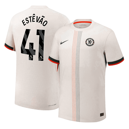 Chelsea Player Version Trikot Auswärts 2025/26 ESTÊVÃO #41 Slim Fit