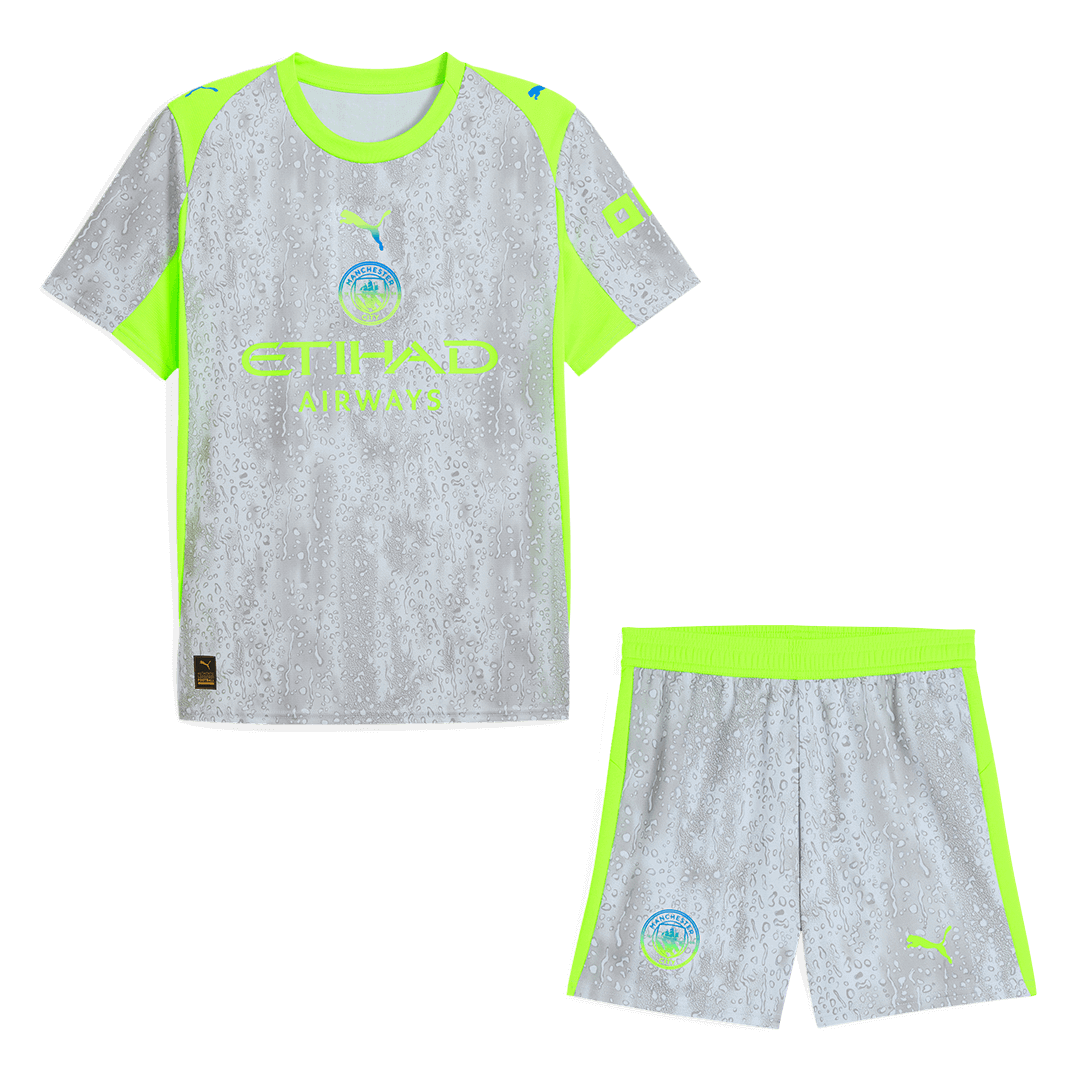 Manchester City Trikot Set Drittes Auswärts 2025/26