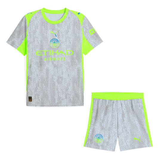 Manchester City Trikot Set Drittes Auswärts 2025/26