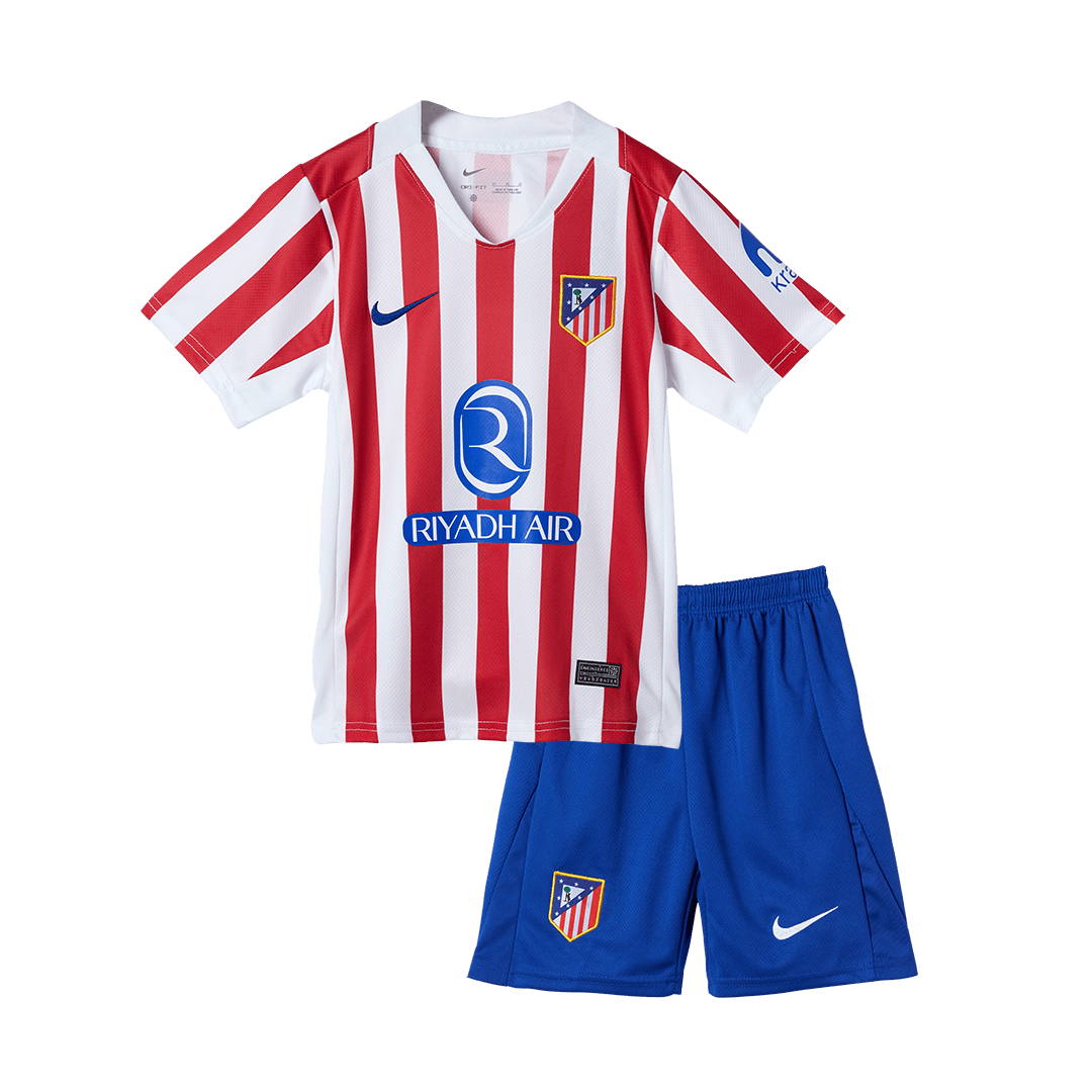 Atletico Madrid Kinder Trikot Set Heim 2025/26