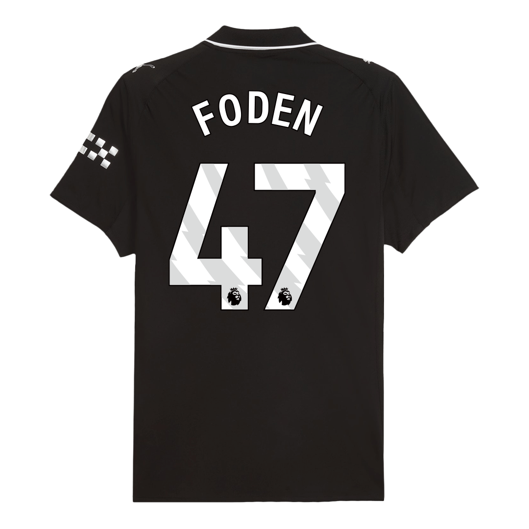 Manchester City Player Version Trikot Auswärts 2025/26 FODEN #47 Slim Fit