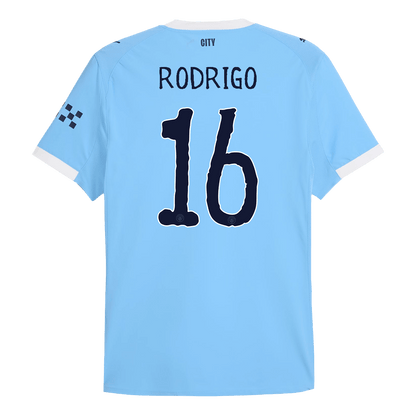 Manchester City World Cup Player Version Trikot Heim 2025/26 RODRIGO #16 Slim Fit