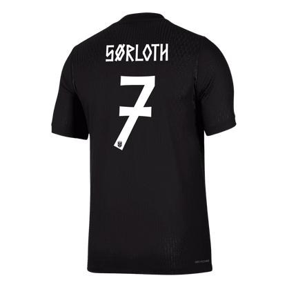 Norway World Cup Player Version Trikot Auswärts 2026 SØRLOTH #7 Slim Fit