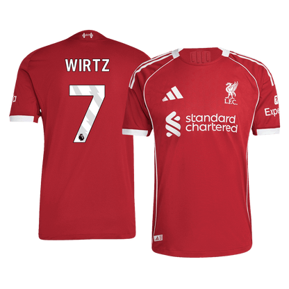 Liverpool Player Version Trikot Heim 2025/26 WIRTZ #7 Slim Fit