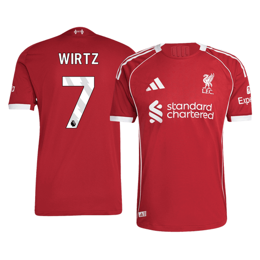 Liverpool Player Version Trikot Heim 2025/26 WIRTZ #7 Slim Fit