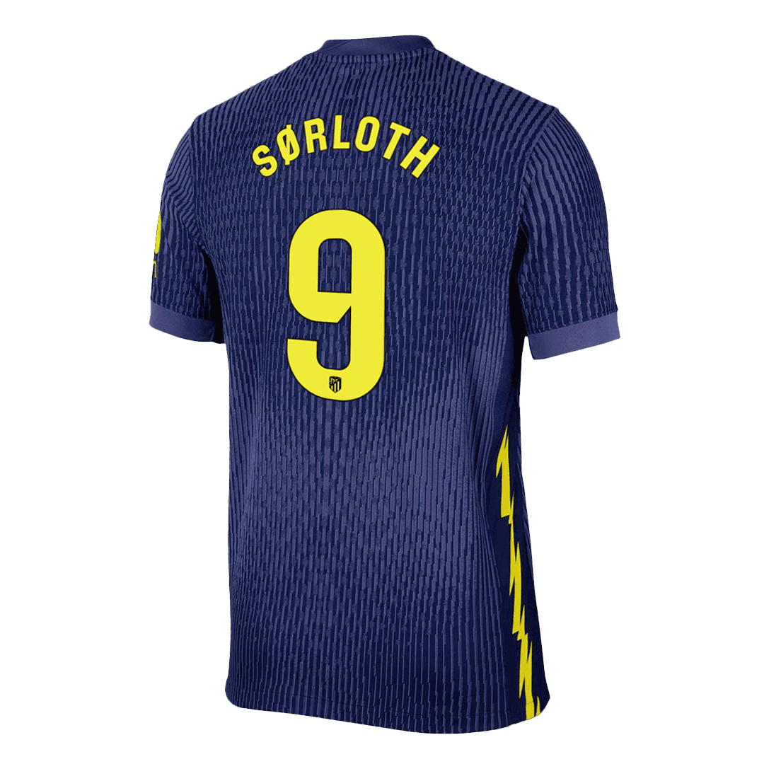 Atletico Madrid Player Version Trikot Auswärts 2025/26 SØRLOTH #9 Slim Fit