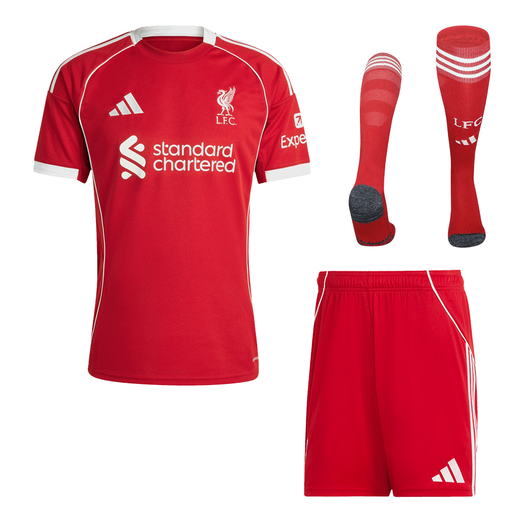 Liverpool Trikot Komplett-Set Heim 2025/26