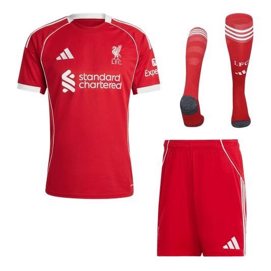 Liverpool Trikot Komplett-Set Heim 2025/26