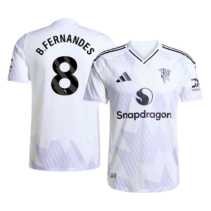 ManU Player Version Trikot Auswärts 2025/26 B.FERNANDES #8 Slim Fit