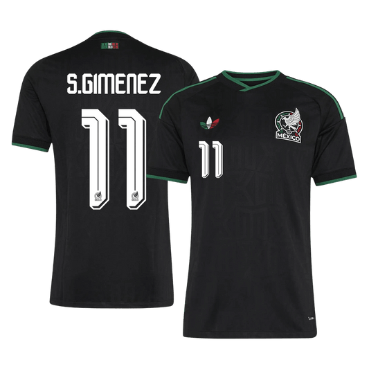 Mexico World Cup Player Version Trikot Drittes Auswärts 2026 S.GIMENEZ #11 Slim Fit